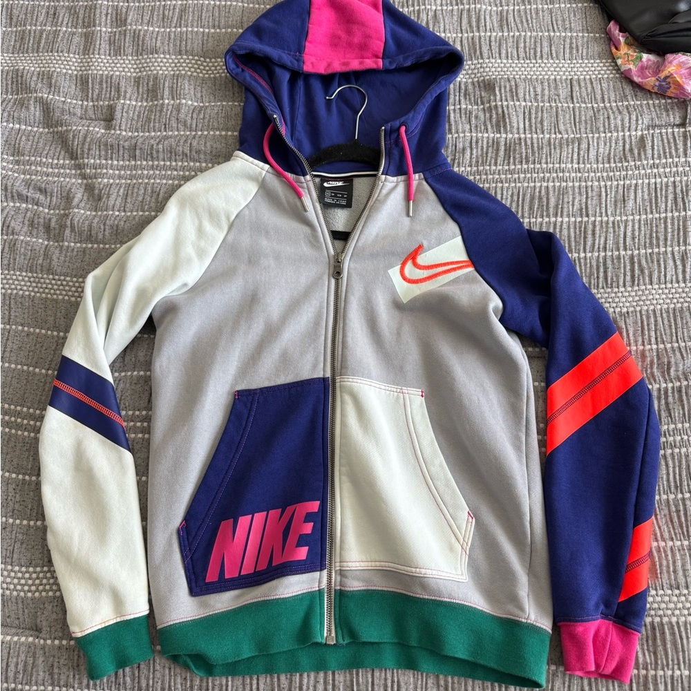 Nike Multicolor Zip-Up Hoodie